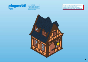 Manual de uso Playmobil set 7379 Old Houses Casa amarilla