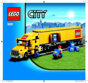 Manual Lego set 3221 City Camion