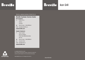 Manual de uso Breville BGR400XL Grill de contacto