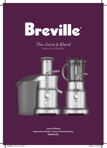 Handleiding Breville BJB840XL Blender