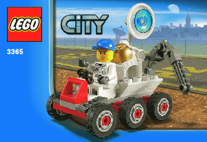 Manual Lego set 3365 City Space moon buggy