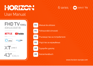 Manual Horizon 43HL6330F Televizor LED