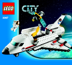 Manual de uso Lego set 3367 City Lanzadera espacial
