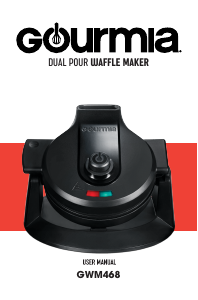 Manual Gourmia GWM468 Waffle Maker