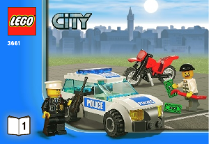 Manuale Lego set 3661 City Furto alla banca