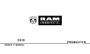 Handleiding Dodge Ram ProMaster (2019)