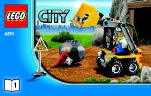 Manual de uso Lego set 4201 City Excavadora y volquete