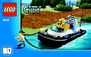 Manual de uso Lego set 4205 City Persecución en el río