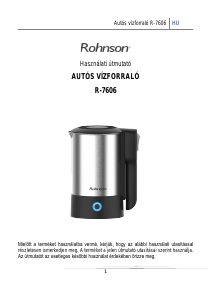 Használati útmutató Rohnson R-7606 Vízforraló