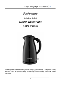 Instrukcja Rohnson R-7510 Thermos Czajnik