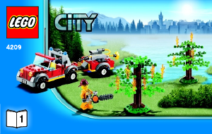 Manual de uso Lego set 4209 City Avioneta de bomberos