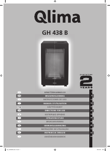 Instrukcja Qlima GH438B Ogrzewacz