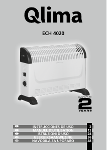 Manuale Qlima ECH4020 Termoventilatore