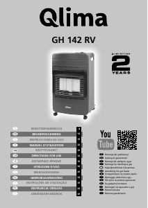 Manual Qlima GH142RV Aquecedor