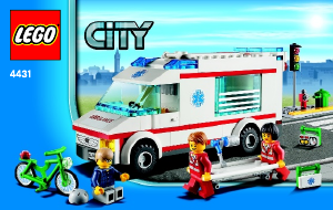 Manual de uso Lego set 4431 City Ambulancia