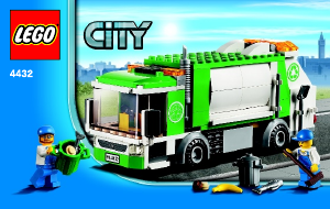 Manual de uso Lego set 4432 City Camión de basura