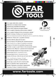 Priročnik Far Tools JR 211C Stabilna kotna žaga