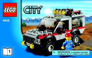 Bruksanvisning Lego set 4433 City Transportbil för offroad motorcyklar