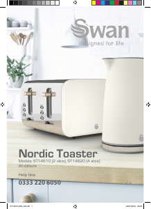 Manual Swan ST14610WHTN Toaster