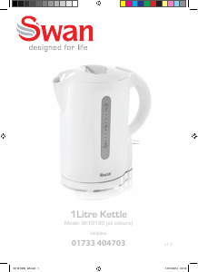 Manual Swan SK18130BLKN Kettle