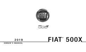 Handleiding Fiat 500X (2019)