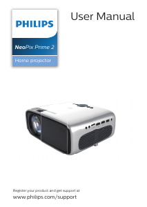 Manual Philips NPX542 NeoPix Prime 2 Projector