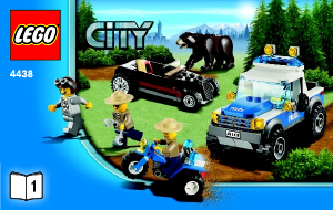 Bruksanvisning Lego set 4438 City Tjuvarnas gömställe