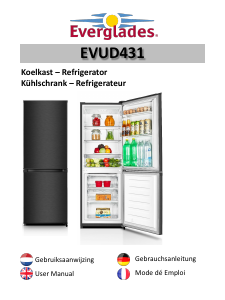 Manual Everglades EVUD431 Fridge-Freezer