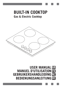 Mode d’emploi Everglades EVFH820 Table de cuisson