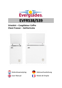 Bedienungsanleitung Everglades EVFR538 Gefrierschrank