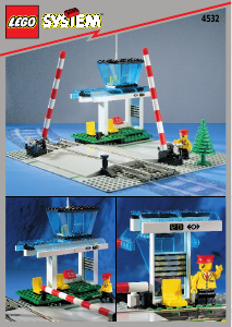 Hertellen onder smaak Handleiding Lego set 4532 City Spoorwegovergang