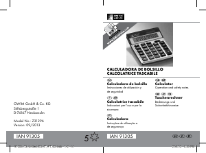 Manual United Office IAN 91305 Calculator