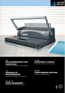 Manuale United Office IAN 66068 Rilegatrice