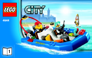 Bedienungsanleitung Lego set 4644 City Strandpromenade