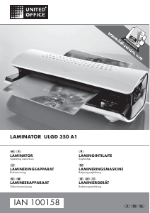 Manual United Office IAN 100158 Laminator