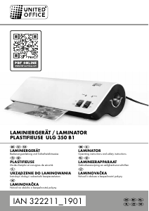 Instrukcja United Office IAN 322211 Laminator