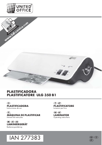 Manuale United Office IAN 277383 Plastificatrice