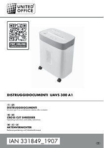 Manual United Office IAN 331849 Paper Shredder