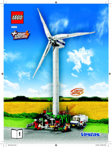 Bruksanvisning Lego set 4999 City Vestas vindkraftverk