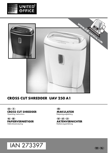 Manual United Office IAN 273397 Paper Shredder