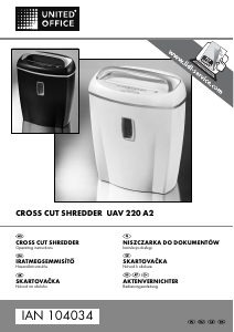 Manual United Office IAN 104034 Paper Shredder