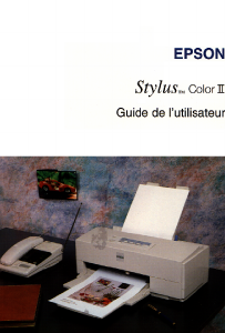 Mode d’emploi Epson Stylus Color II Imprimante