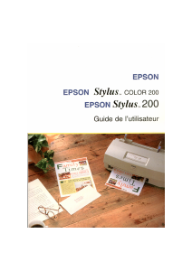 Mode d’emploi Epson Stylus Color 200 Imprimante