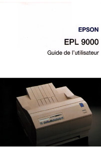 Mode d’emploi Epson EPL-9000 Imprimante