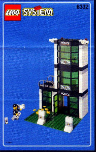 Manual de uso Lego set 6332 City Jefatura de policía