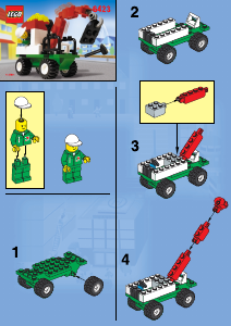 Handleiding Lego set 6423 City Sleepwagen