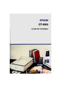 Mode d’emploi Epson GT-9000 Scanner