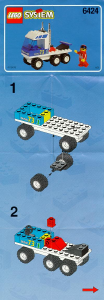 Brugsanvisning Lego set 6424 City Lastbil løb