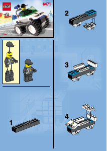 Manuale Lego set 6471 City Fuoristrada della polizia