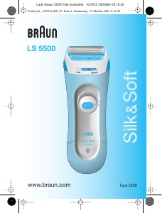 Manual Braun LS 5500 Silk & Soft Máquina barbear